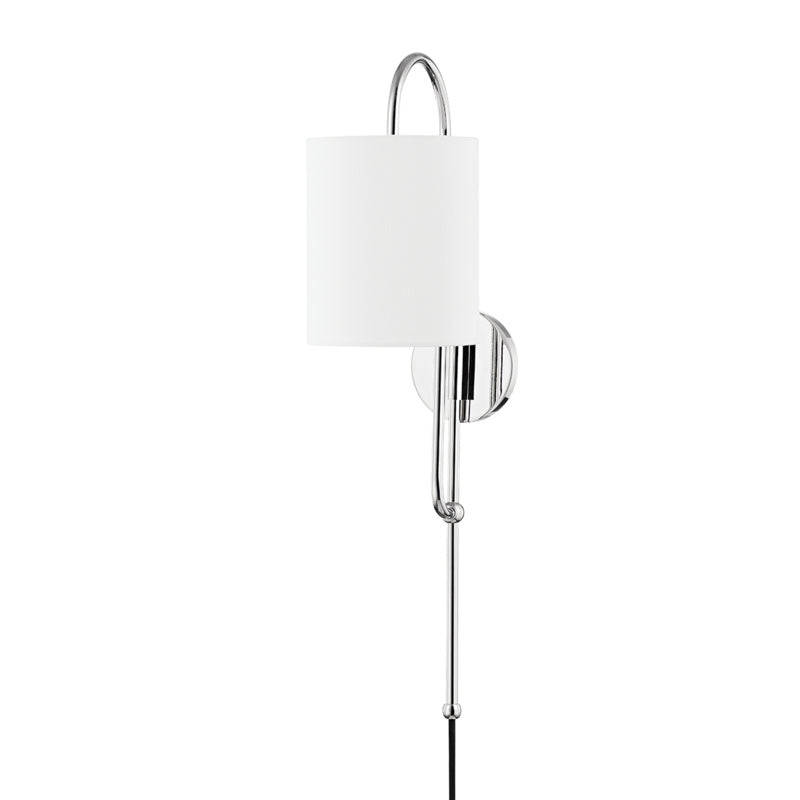 Mitzi Caroline HL641201-PN Wall Sconce Light - Polished Nickel