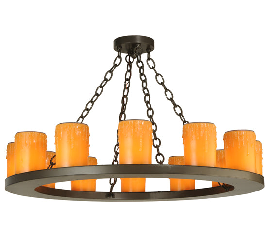 Meyda Tiffany Loxley 125431 Chandelier Light - Timeless Bronze
