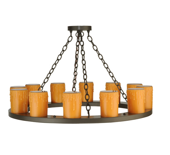 Meyda Tiffany Loxley 125431 Chandelier Light - Timeless Bronze