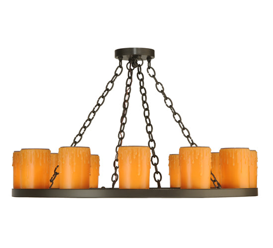 Meyda Tiffany Loxley 125431 Chandelier Light - Timeless Bronze