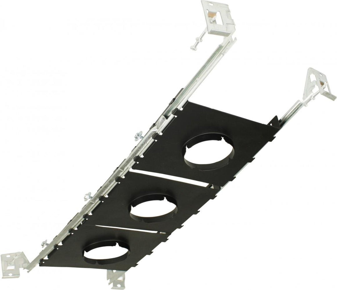 Elco Lighting E1LF2-M3  New Construction Multiple Frame For Recessed Recessed Light Black