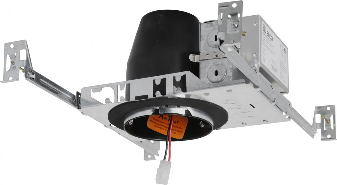 Elco Lighting E3LC08ICAD2  Ic Airtight Single Wall Housing With Driver Recessed Light Black