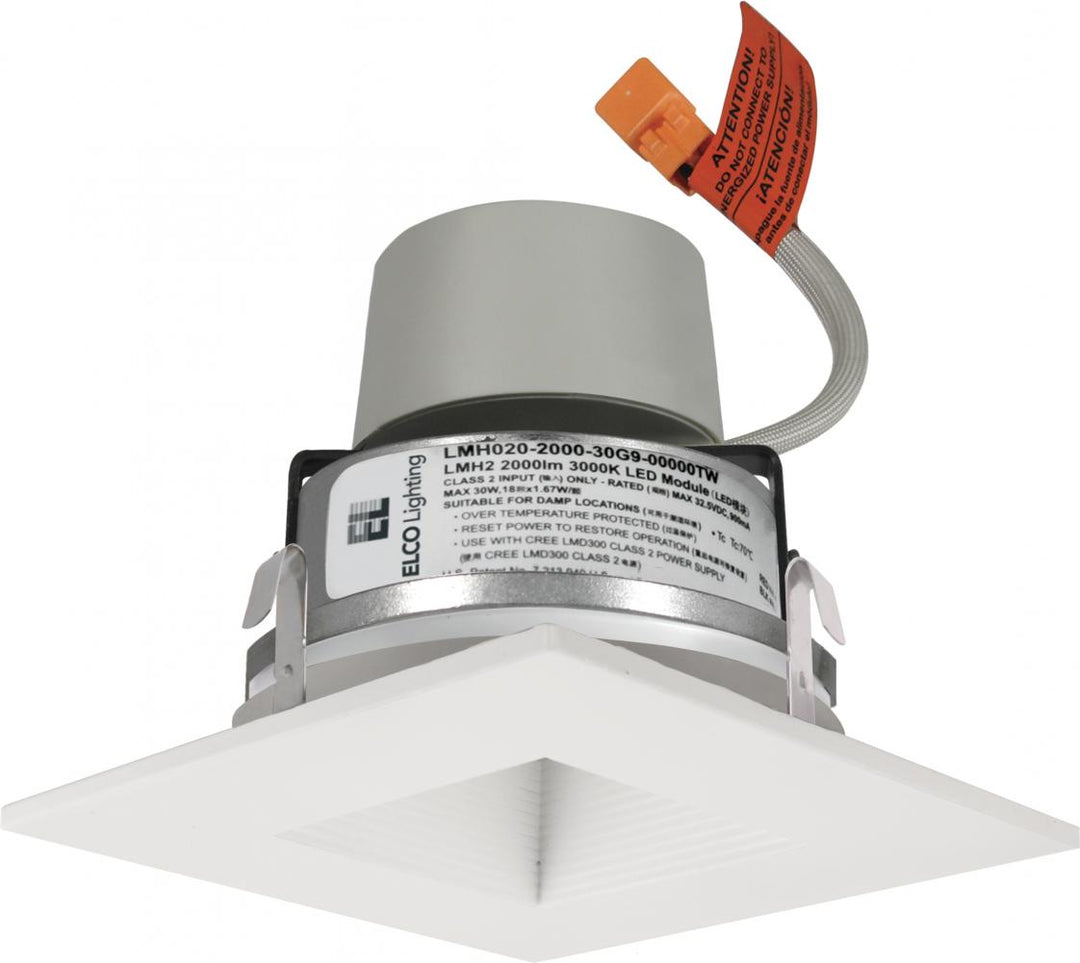 Elco Lighting E415R08SDW  Led Module & Driver With On Baffle Trim Recessed Light White