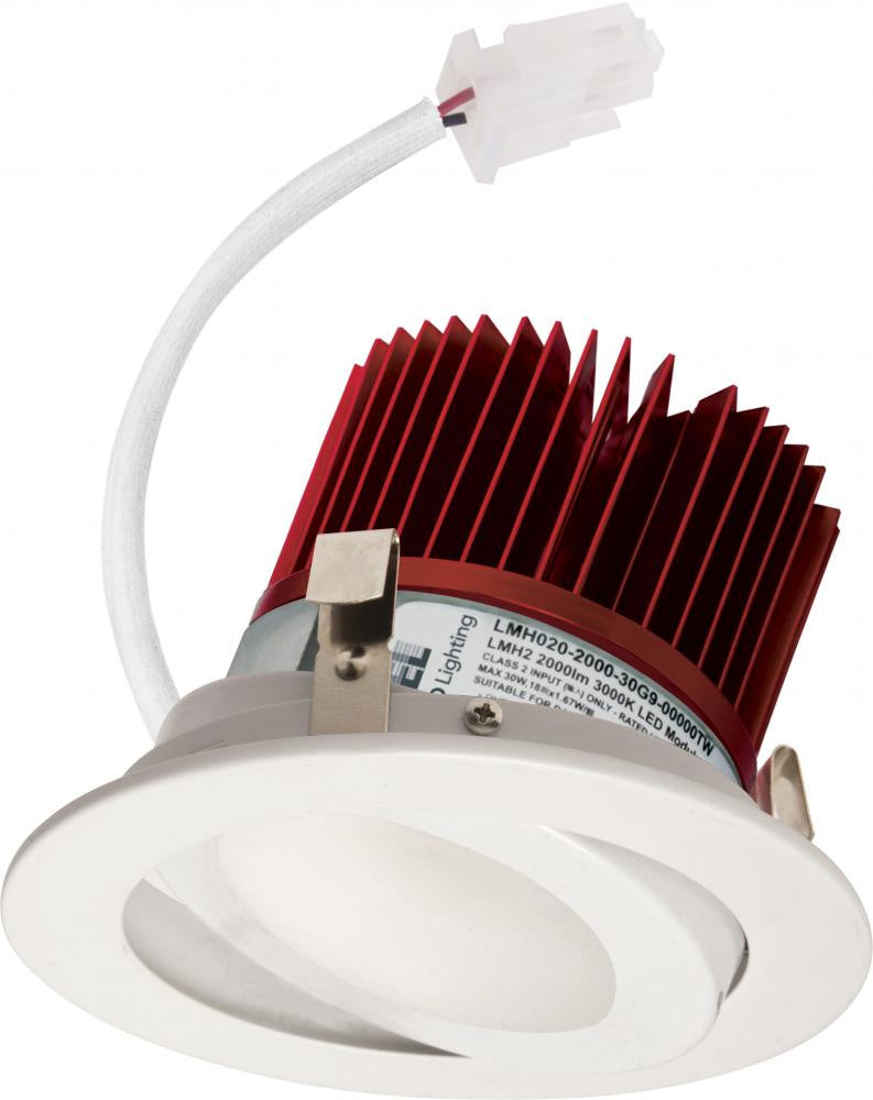 Elco Lighting E418C1235W2  Led Light Engine With Adjustable Trim Recessed Light White