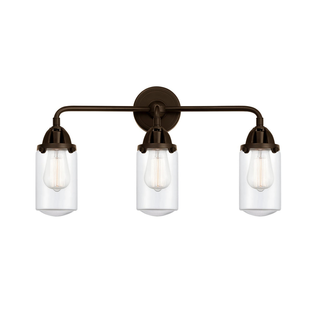 Innovations Nouveau 2 288-3W-OB-G312 Bath Vanity Light 23 in. wide - Oil Rubbed Bronze