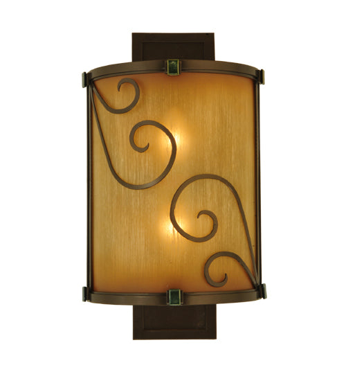 Meyda Tiffany Sorbonn 125509 Wall Light - Rust,Custom