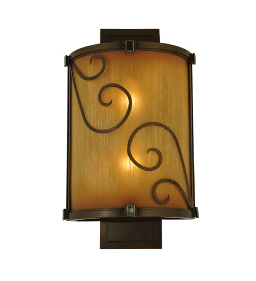 Meyda Tiffany Sorbonn 125509 Wall Light - Rust,Custom