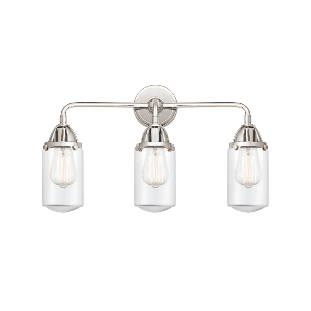 Innovations Nouveau 2 288-3W-PC-G312 Bath Vanity Light 23 in. wide - Polished Chrome