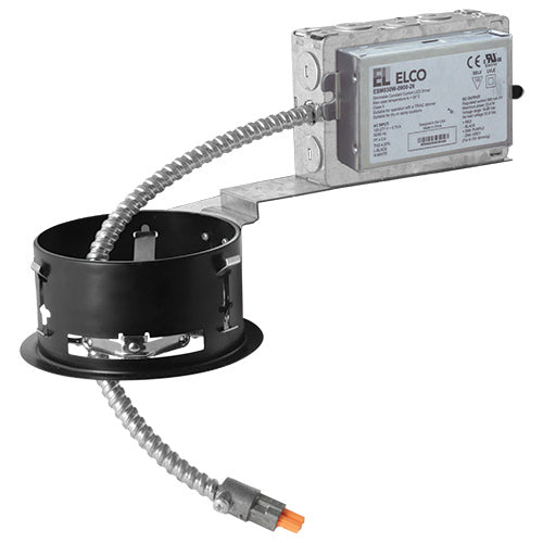 Elco Lighting E4LRU12D2  Remodel Frame With Driver Recessed Light Black