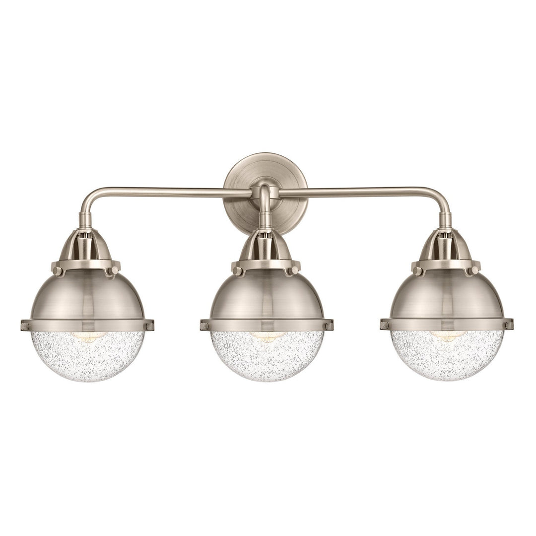Innovations Nouveau 2 288-3W-SN-HFS-64-SN Bath Vanity Light 26 in. wide - Brushed Satin Nickel