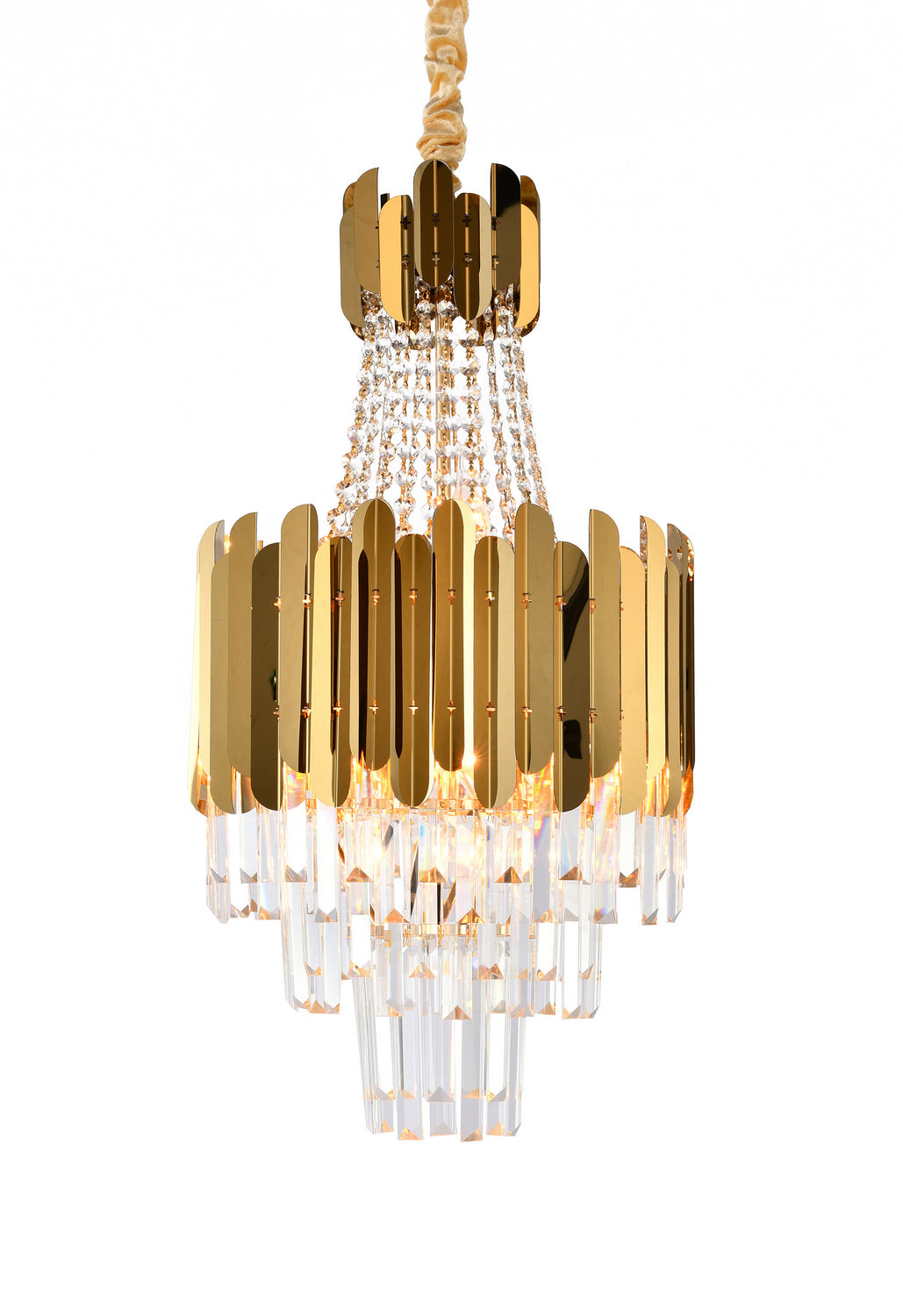 Bethel International GL405C16G Chandelier Light - Gold
