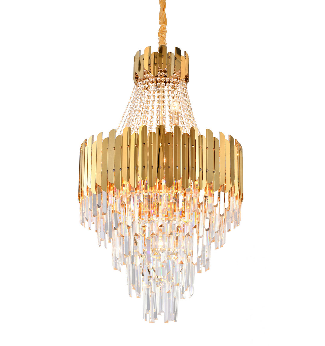 Bethel International GL407C24G Chandelier Light - Gold