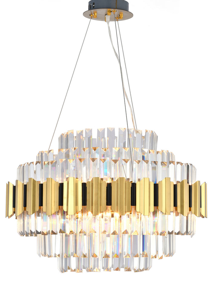 Bethel International GL417C24G Chandelier Light - Gold