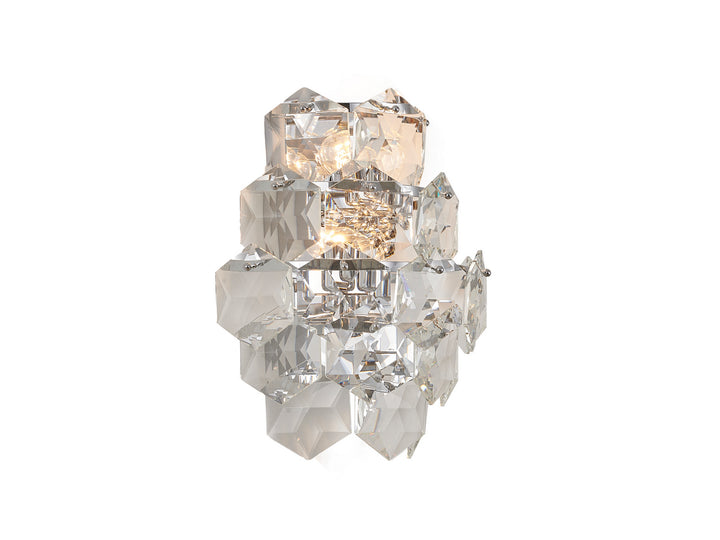 Bethel International GL434W14CH Wall Sconce Light - Chorme