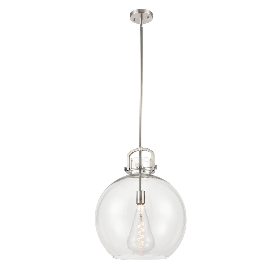 Innovations Newton 410-1S-SN-16CL Pendant Light - Brushed Satin Nickel