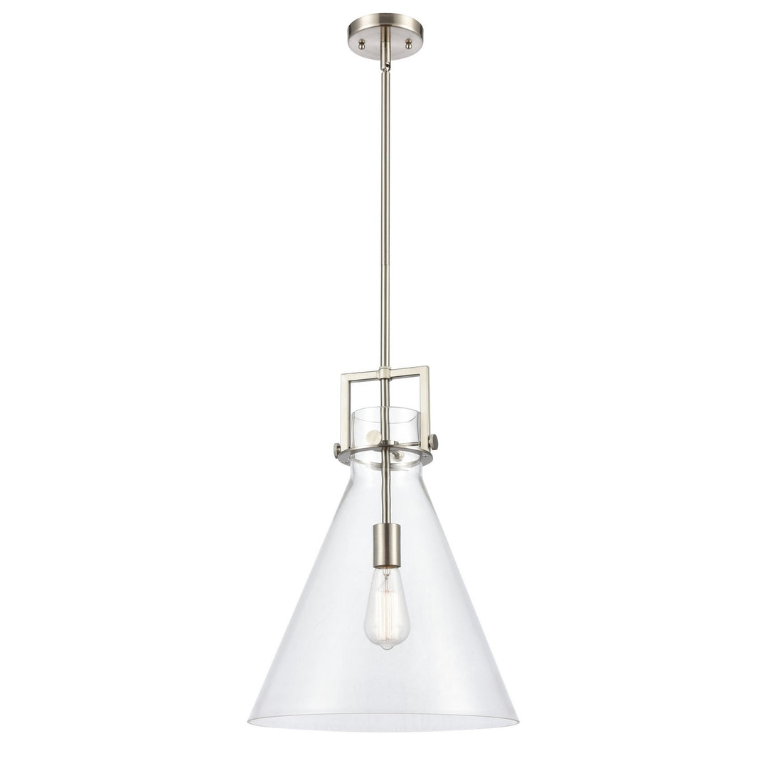 Innovations Newton 411-1S-SN-14CL Pendant Light - Brushed Satin Nickel