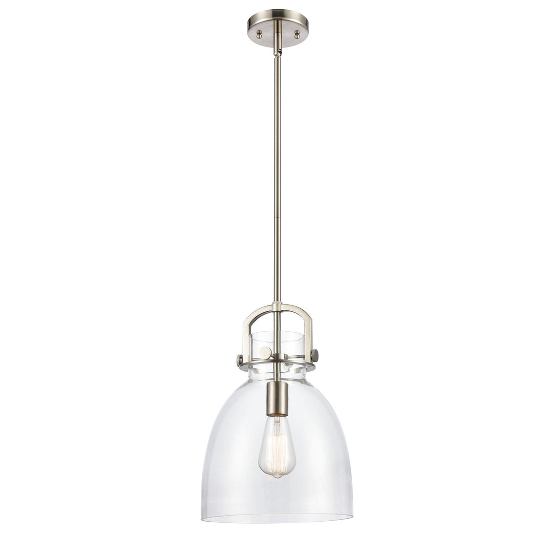 Innovations Newton 412-1S-SN-10CL-LED Pendant Light - Brushed Satin Nickel