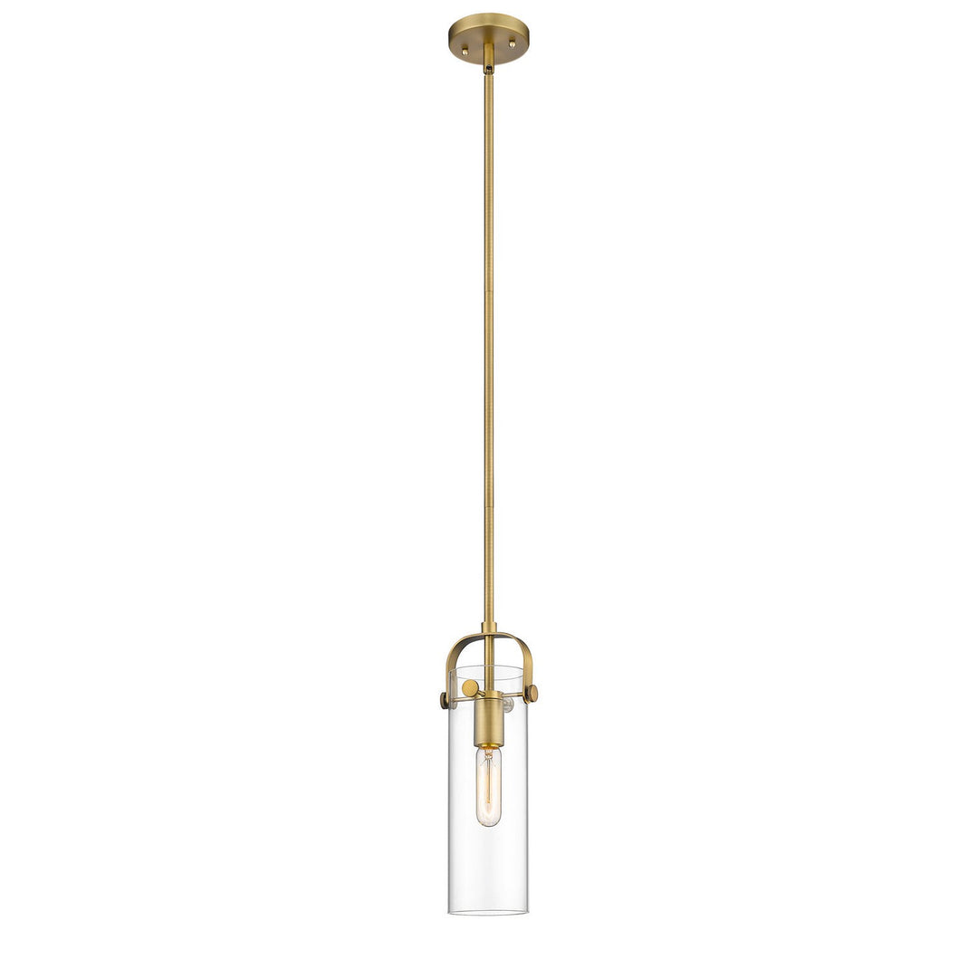 Innovations Pilaster 423-1S-BB-4CL-LED Pendant Light - Brushed Brass