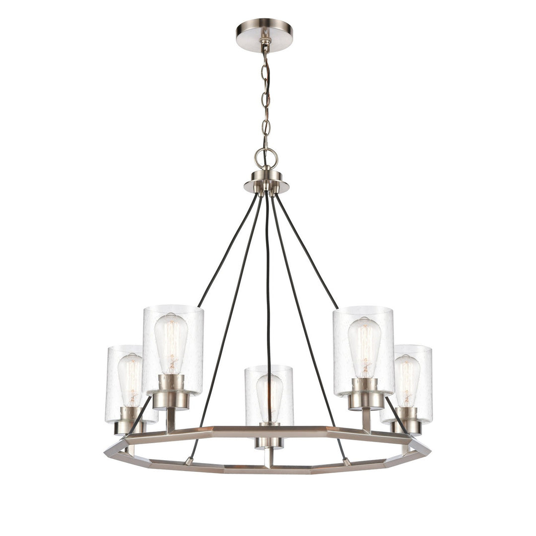 Innovations Mila 441-5CH-BSN-G4414 Chandelier Light - Black Satin Nickel