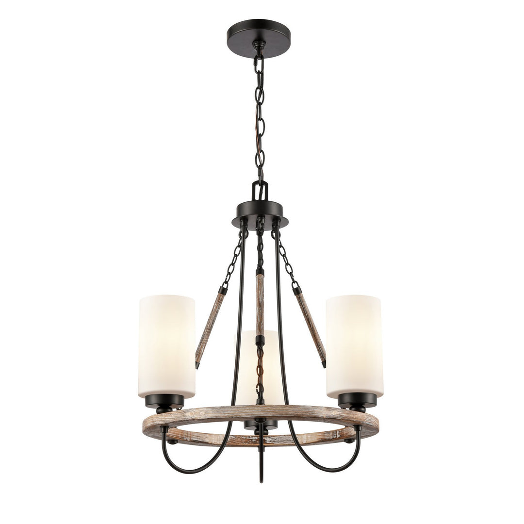 Innovations Paladin 442-3CR-BK-G4421-LED Chandelier Light - Matte Black