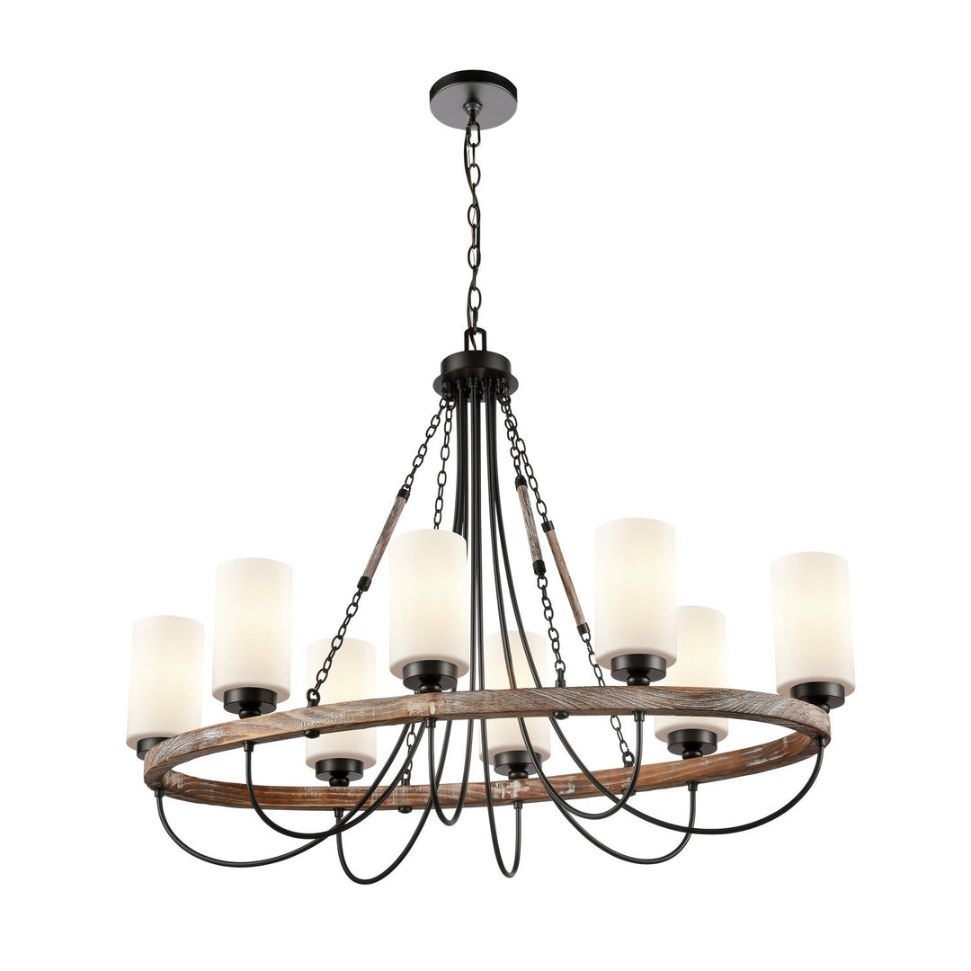 Innovations Paladin 442-8CR-BK-G4421 Chandelier Light - Matte Black
