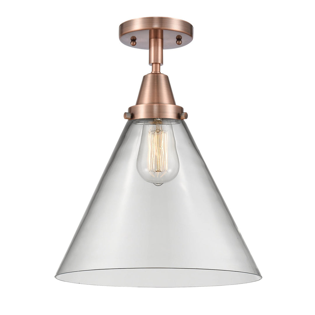 Innovations Caden 447-1C-AC-G42-L-LED Ceiling Light - Antique Copper