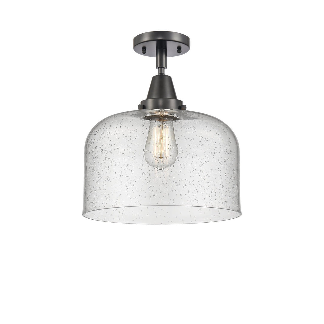 Innovations Caden 447-1C-BK-G74-L-LED Ceiling Light - Matte Black