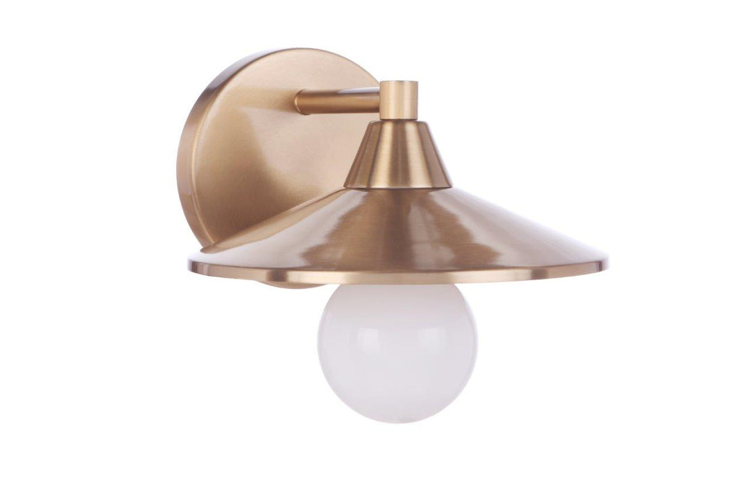 Craftmade Isaac 12508SB1 Wall Sconce Light - Satin Brass