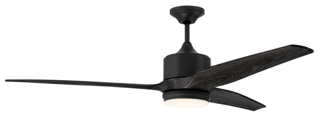 Craftmade Mobi Indoor/Outdoor MOB60AGV3 Ceiling Fan 60 - Aged Galvanized, Greywood/Greywood/