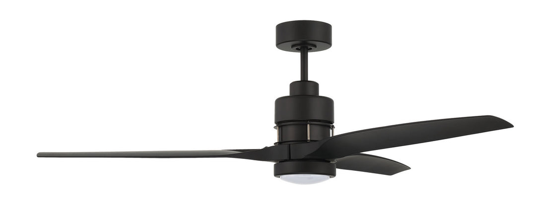 Craftmade Sonnet WiFi 60 SONWF60FB3-FBP Ceiling Fan 60 - Flat Black, Flat Black/Flat Black/