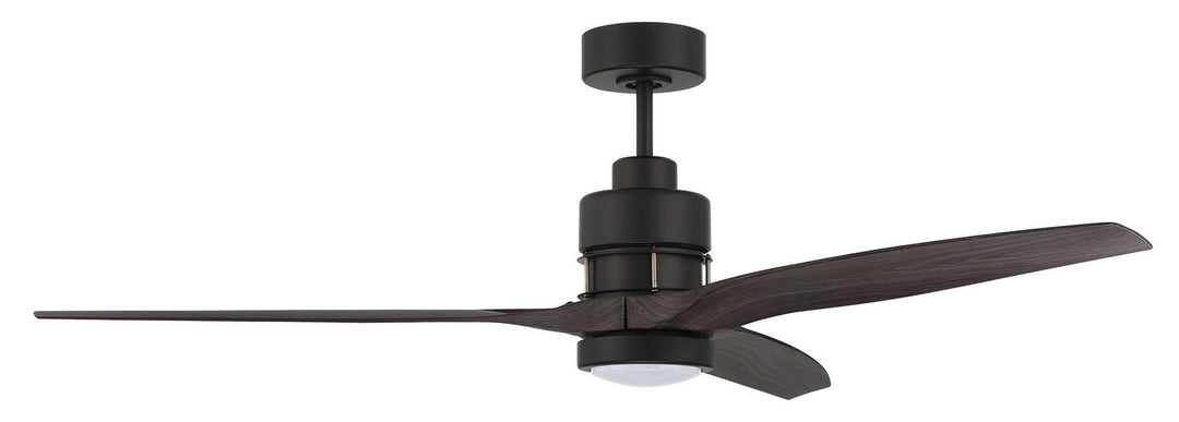 Craftmade Sonnet WiFi 60 SONWF60FB3-GWP Ceiling Fan 60 - Flat Black, Greywood/Greywood/