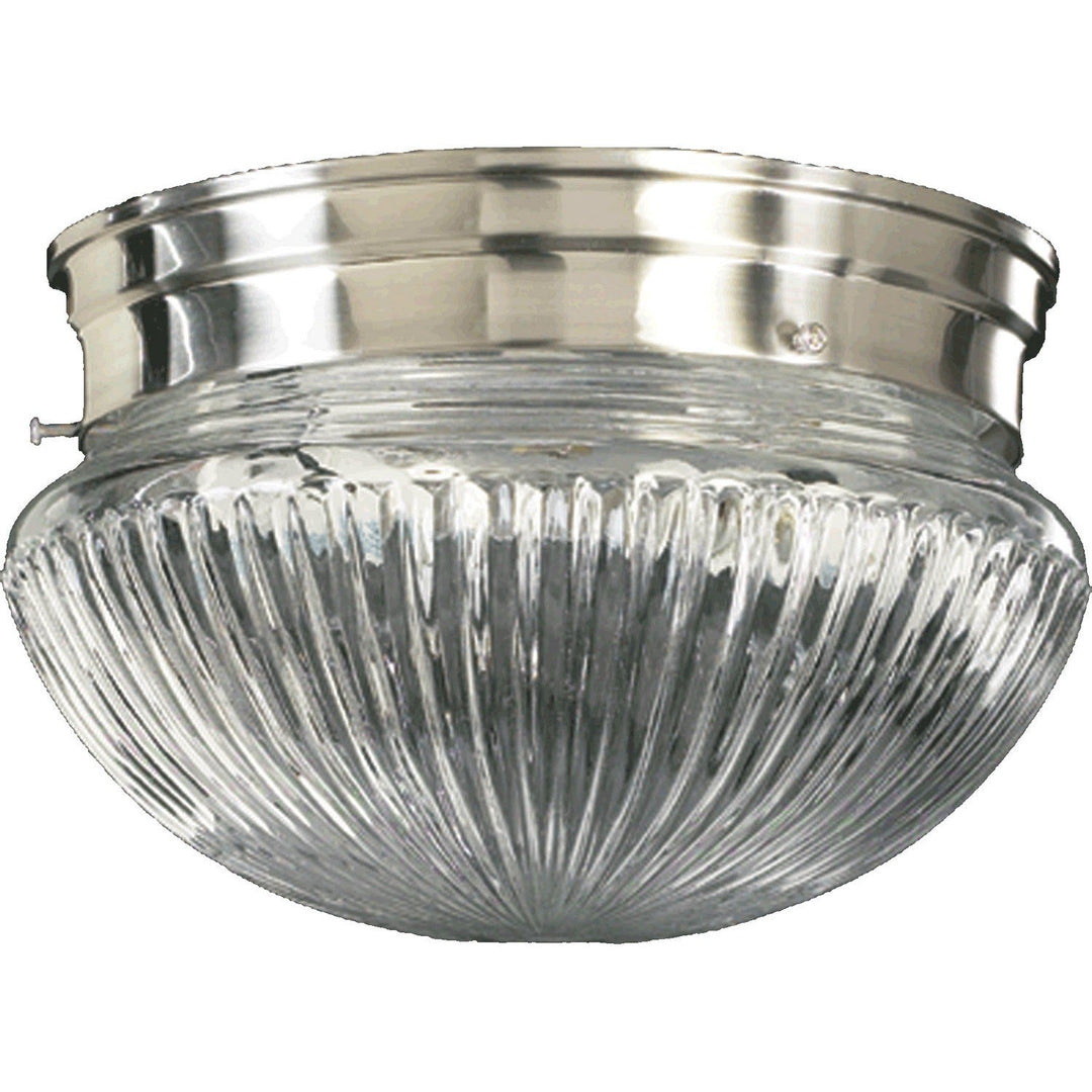 Quorum 3012 Ribbed Mushrooms 3012-8-65 Ceiling Light - Satin Nickel