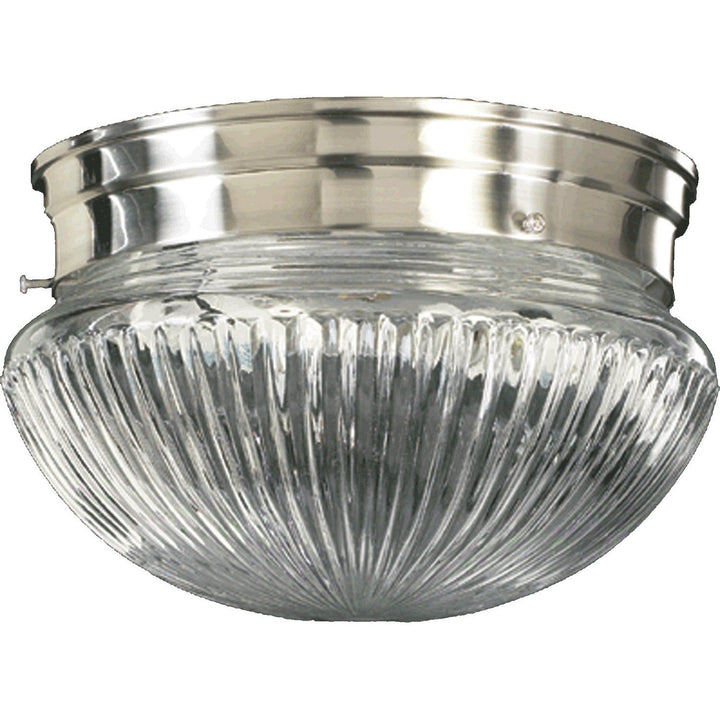 Quorum 3012 Ribbed Mushrooms 3012-8-65 Ceiling Light - Satin Nickel