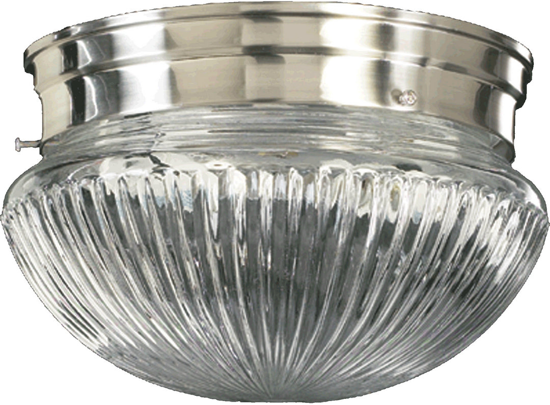 Quorum 3012 Ribbed Mushrooms 3012-8-65 Ceiling Light - Satin Nickel