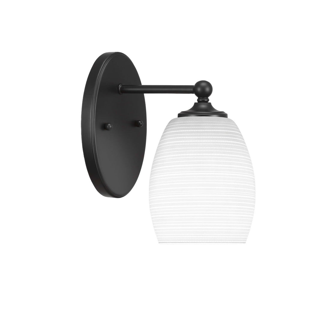 Toltec Capri 5911-mb-4021 Wall Sconce Light - Matte Black