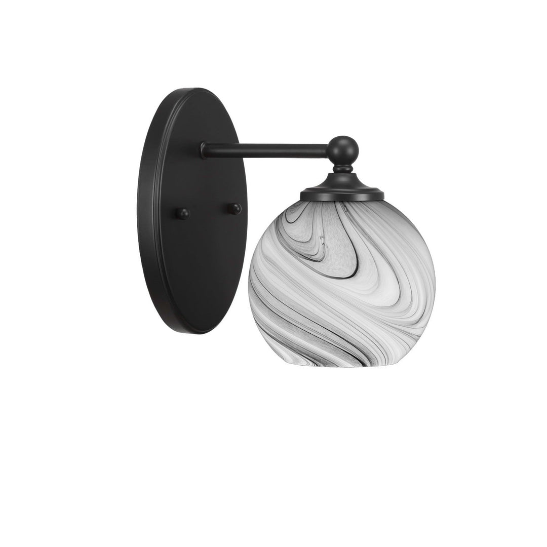 Toltec Capri 5911-mb-4109 Wall Sconce Light - Matte Black