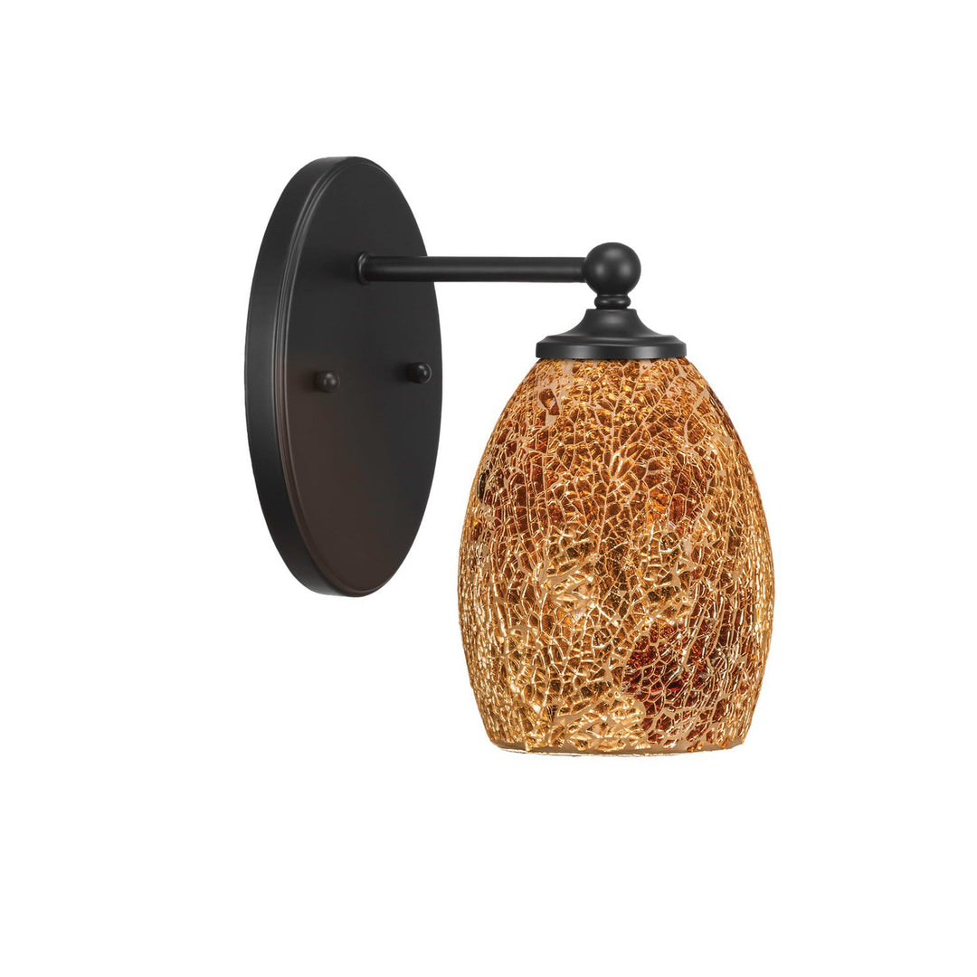 Toltec Capri 5911-mb-4175 Wall Sconce Light - Matte Black