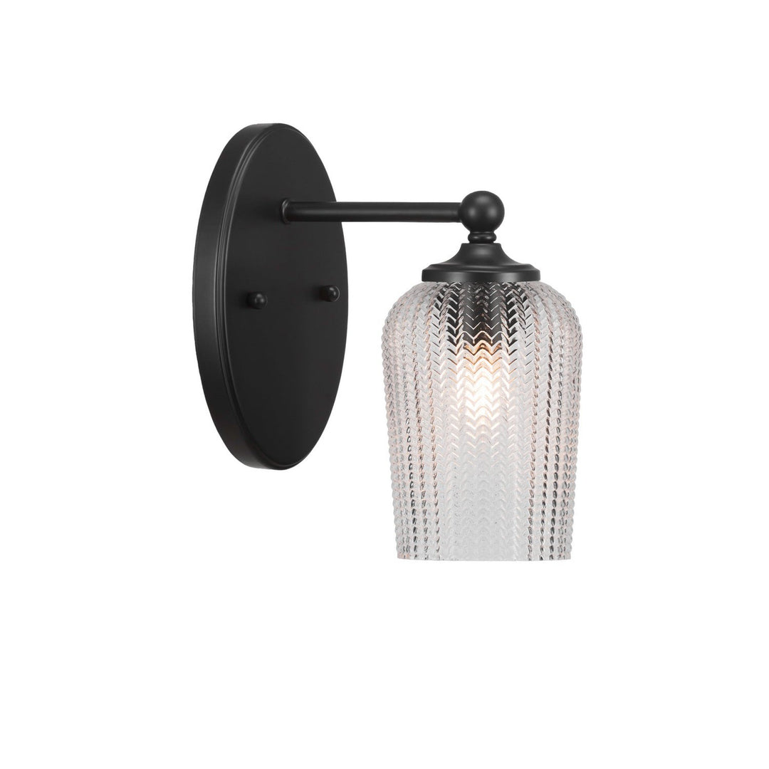 Toltec Capri 5911-mb-4250 Wall Sconce Light - Matte Black