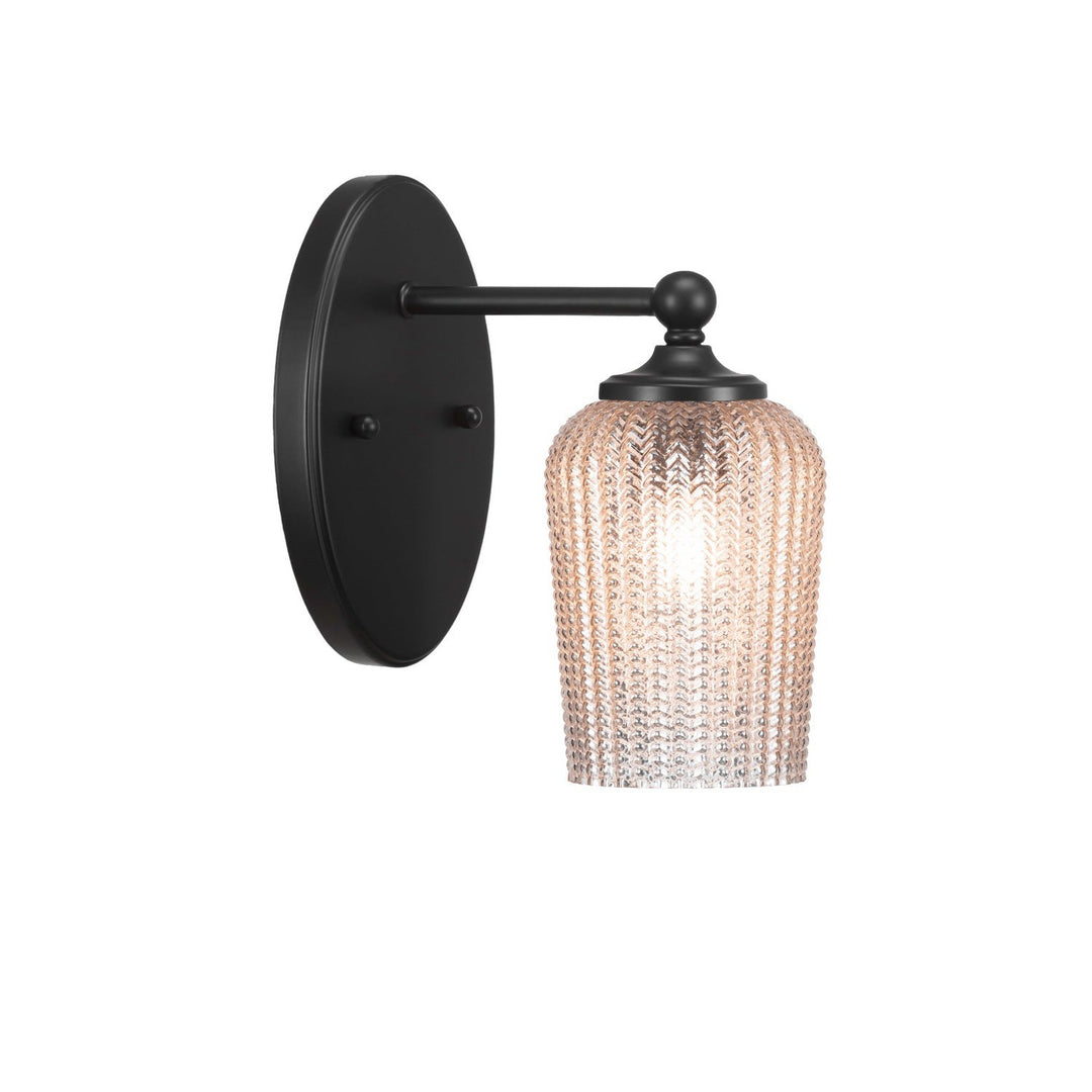 Toltec Capri 5911-mb-4253 Wall Sconce Light - Matte Black