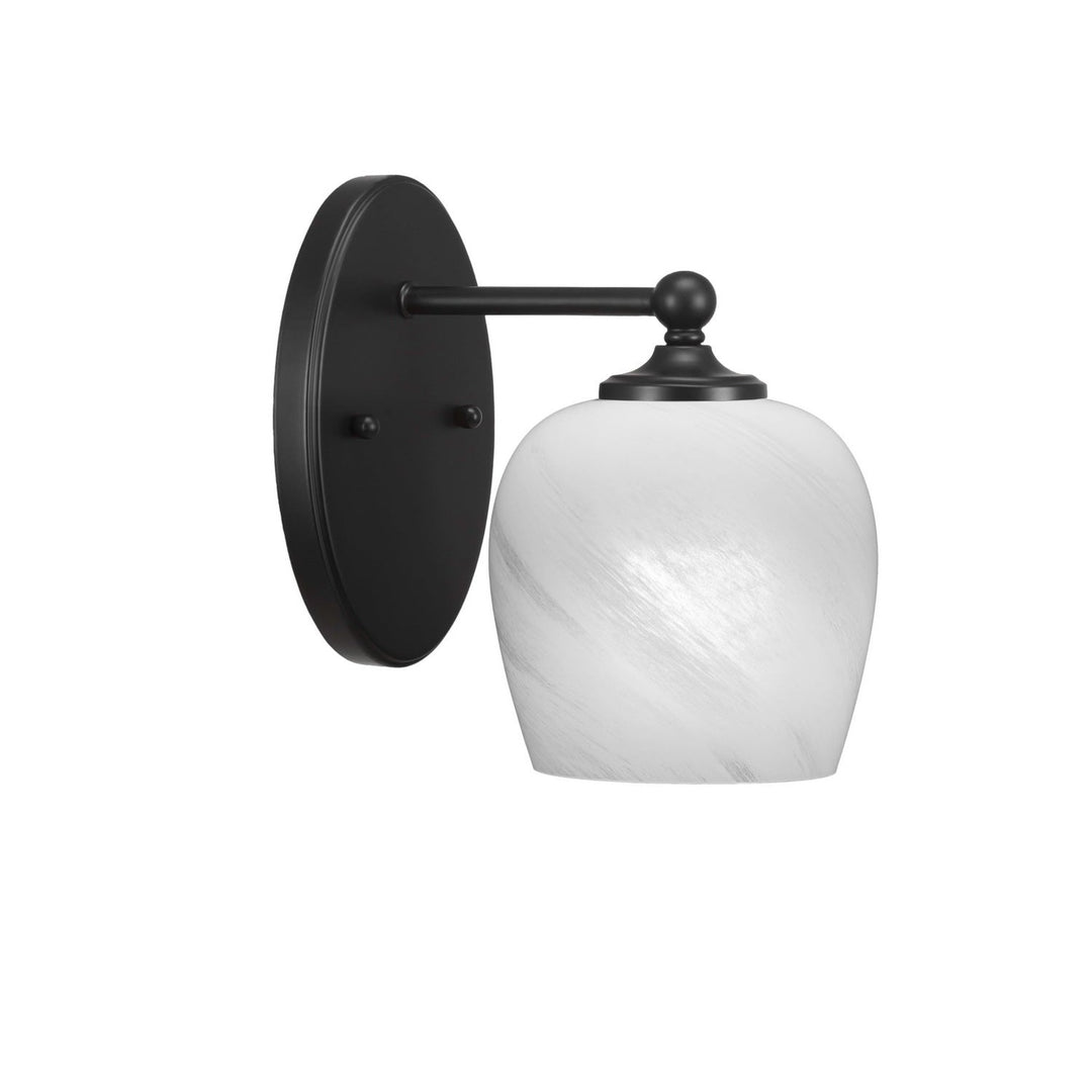 Toltec Capri 5911-mb-4811 Wall Sconce Light - Matte Black
