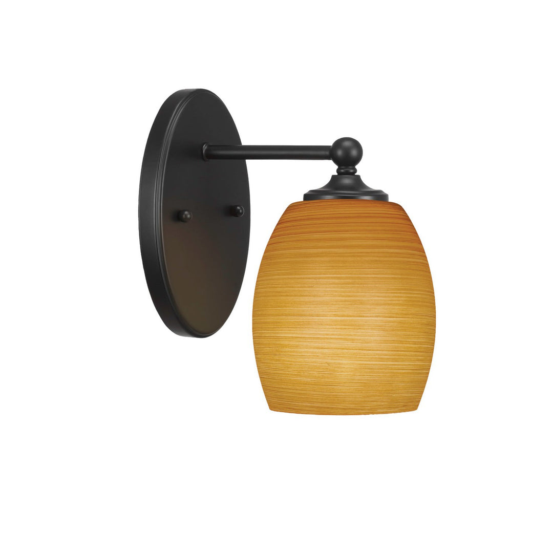 Toltec Capri 5911-mb-625 Wall Sconce Light - Matte Black