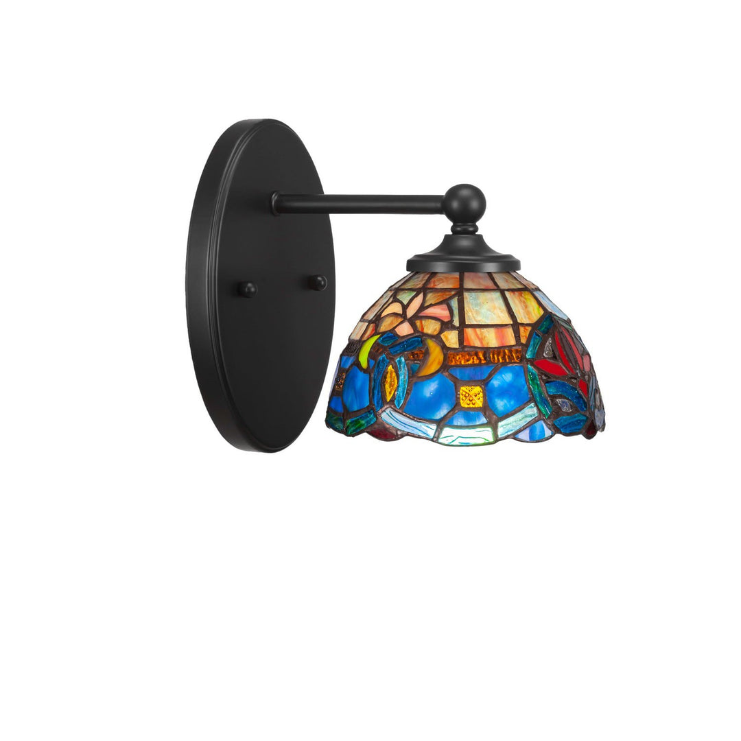 Toltec Capri 5911-mb-9355 Wall Sconce Light - Matte Black