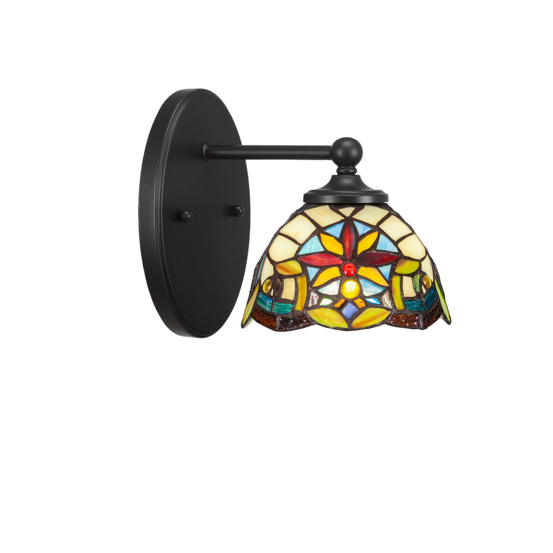 Toltec Capri 5911-mb-9365 Wall Sconce Light - Matte Black