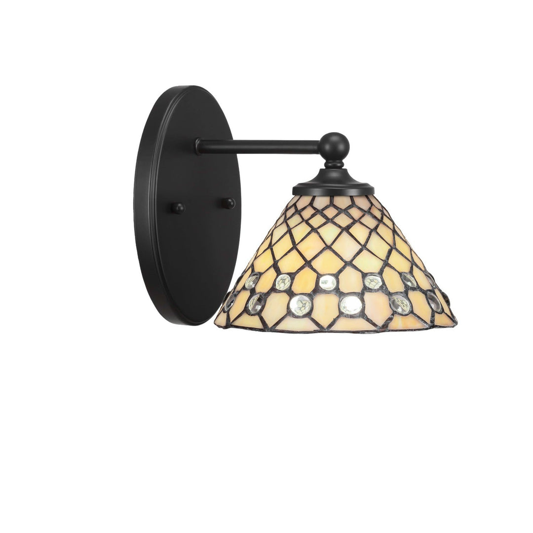 Toltec Capri 5911-mb-9415 Wall Sconce Light - Matte Black