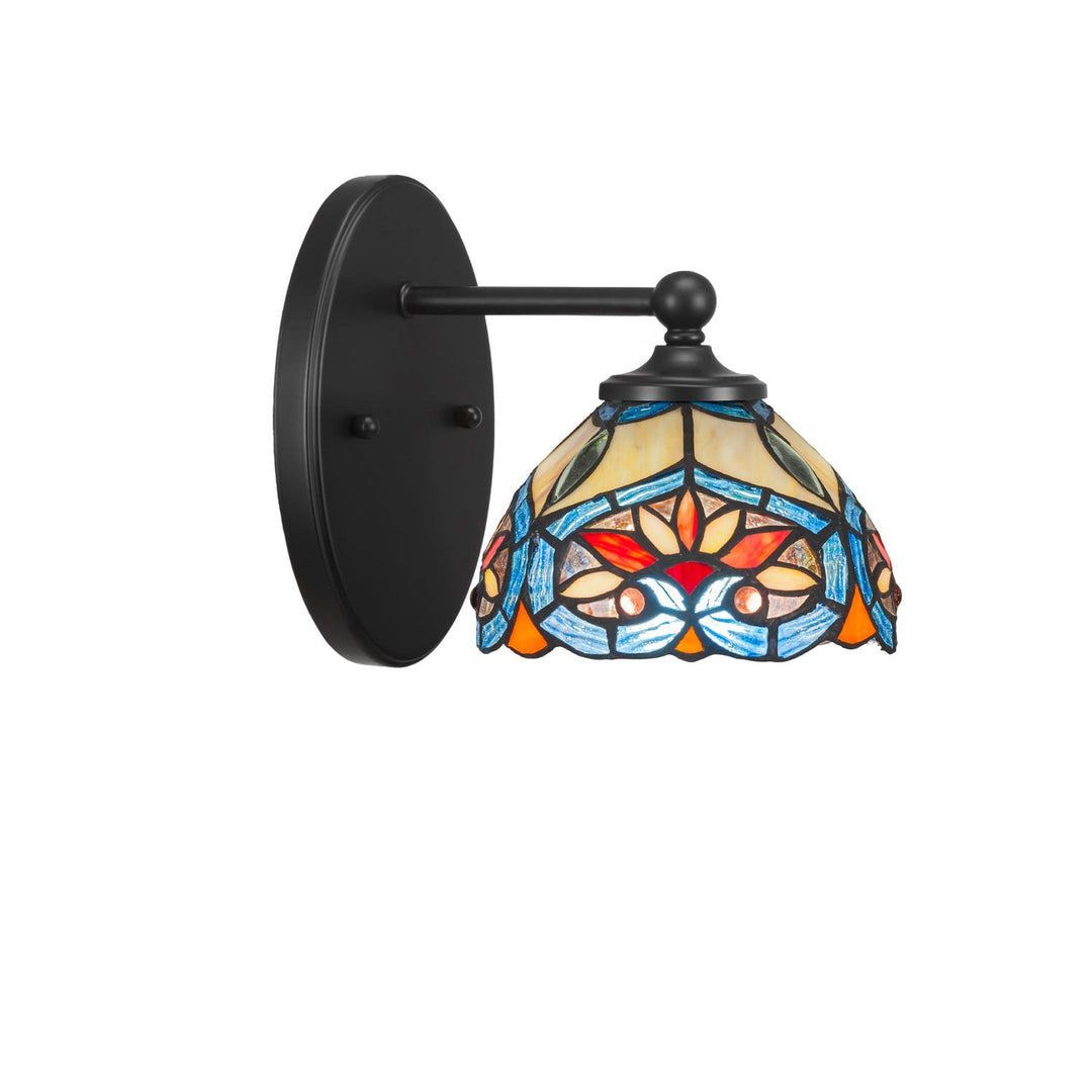 Toltec Capri 5911-mb-9425 Wall Sconce Light - Matte Black
