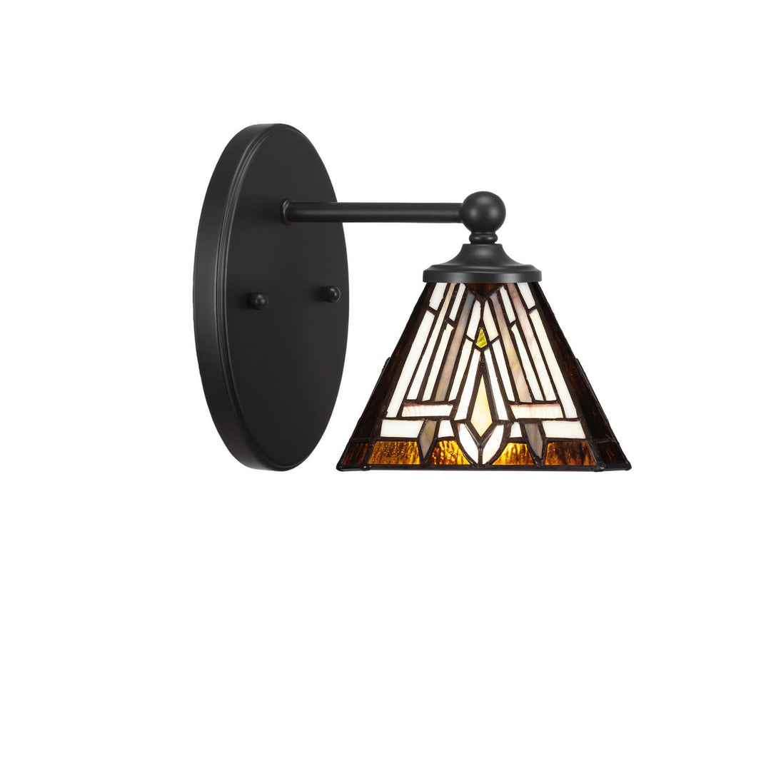 Toltec Capri 5911-mb-9596 Wall Sconce Light - Matte Black