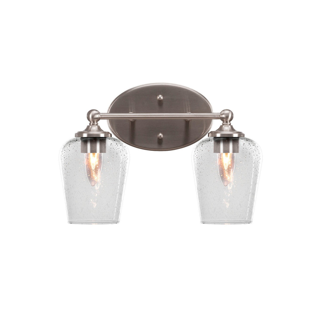 Toltec Capri 5912-bn-210 Bath Vanity Light 16 in. wide - Brushed Nickel