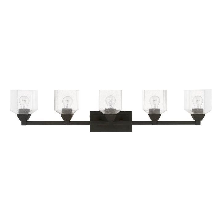 Livex Aragon 10385-04 Bath Vanity Light 42 in. wide - Black