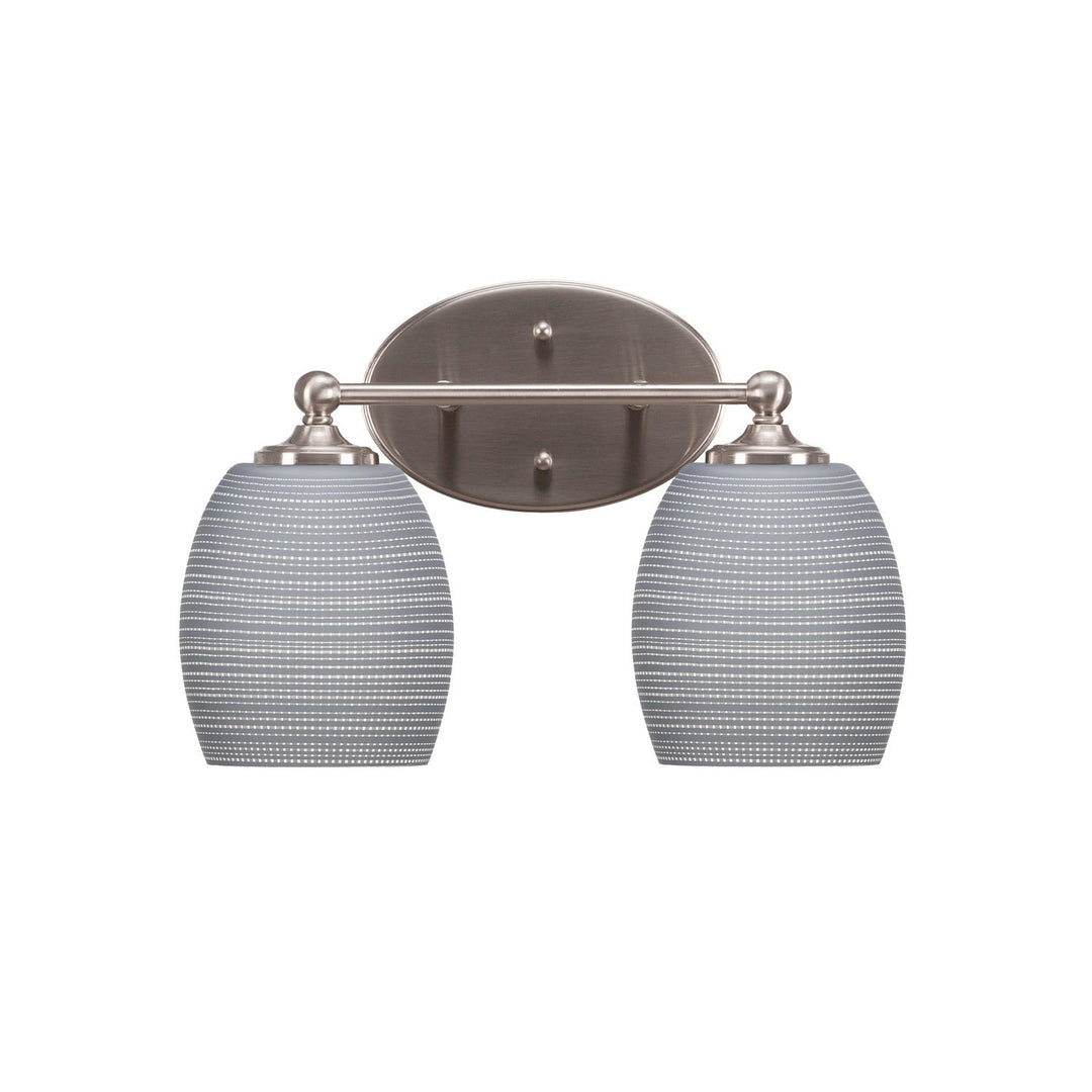 Toltec Capri 5912-bn-4022 Bath Vanity Light 14 in. wide - Brushed Nickel