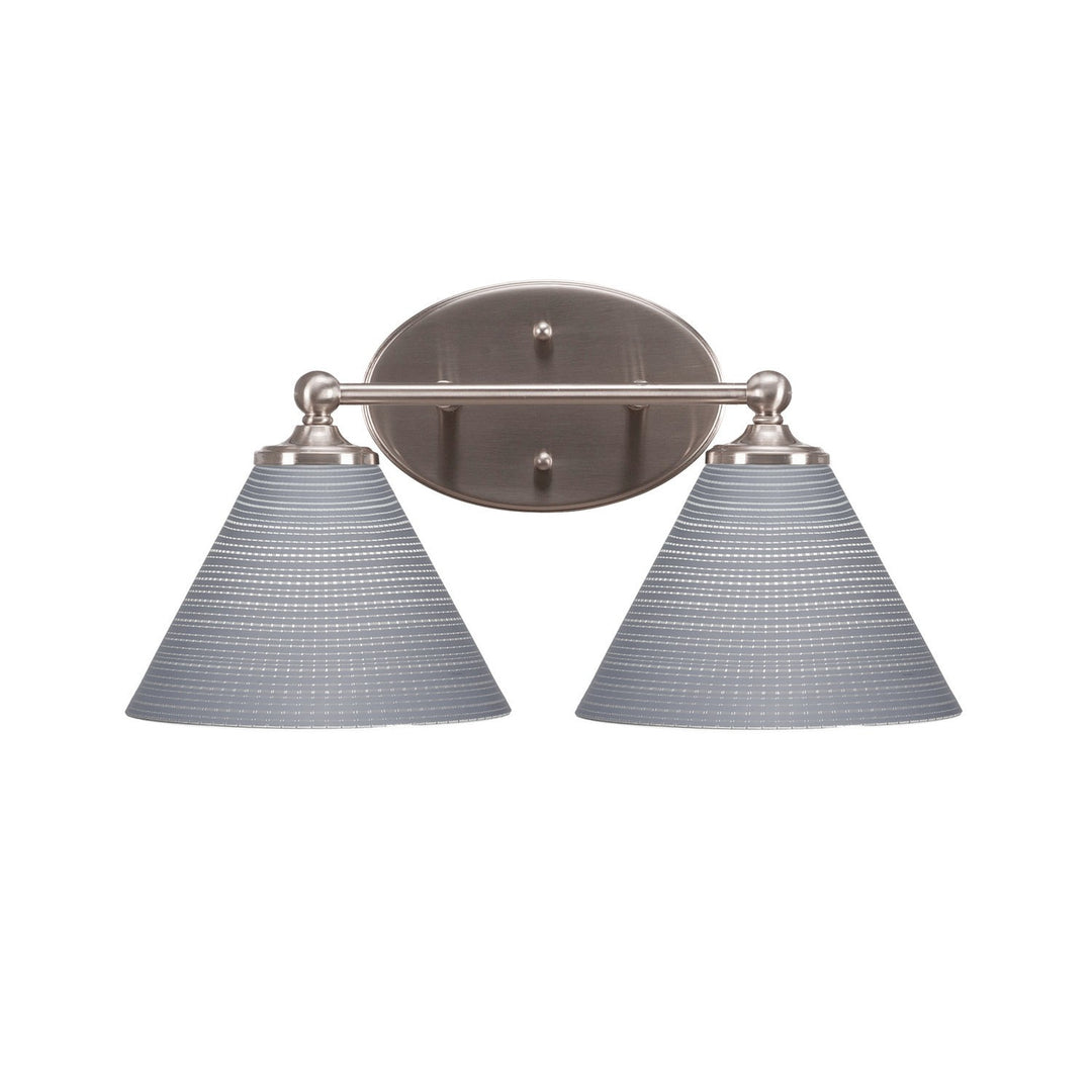 Toltec Capri 5912-bn-4052 Bath Vanity Light 16 in. wide - Brushed Nickel